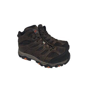 MERRELL Men's MOAB 2 VERTEX MID WATERPROOF Comp Toe Work Boots J19483W 10.5W